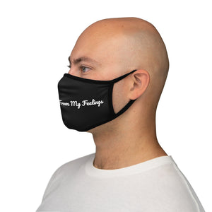 "Social Distance" Fitted Polyester Face Mask