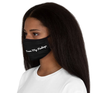 "Social Distance" Fitted Polyester Face Mask