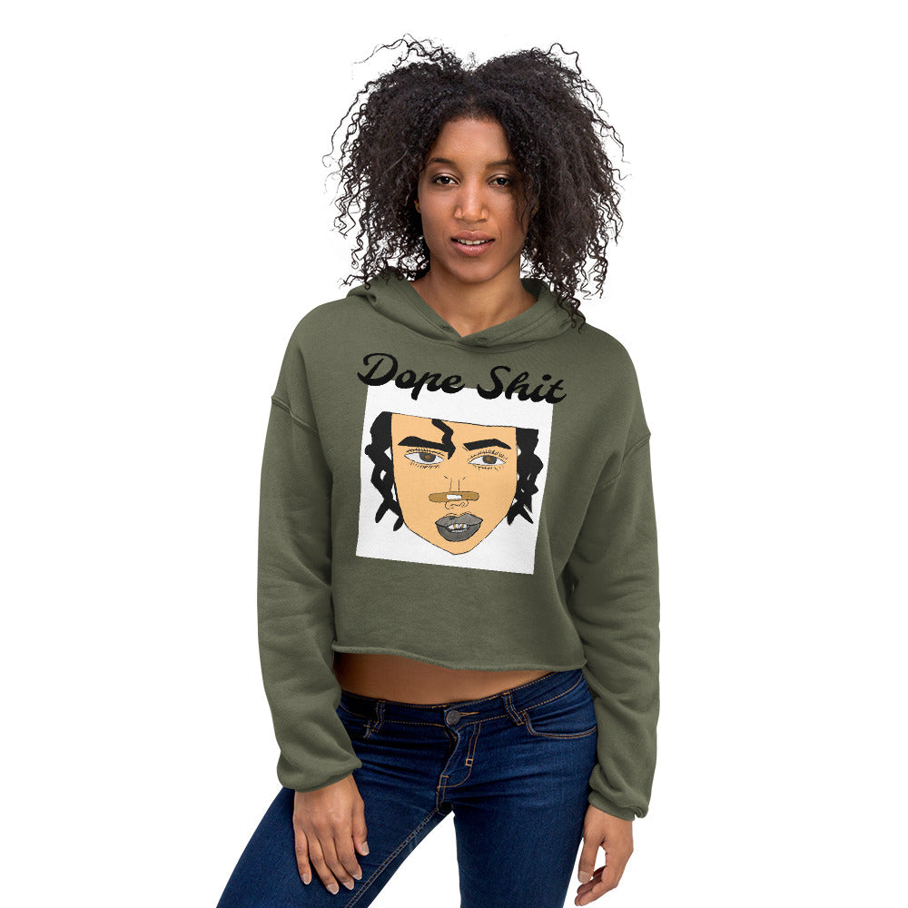 Crop Hoodie (Dope CHick/ Hispanic-Black hair edition)