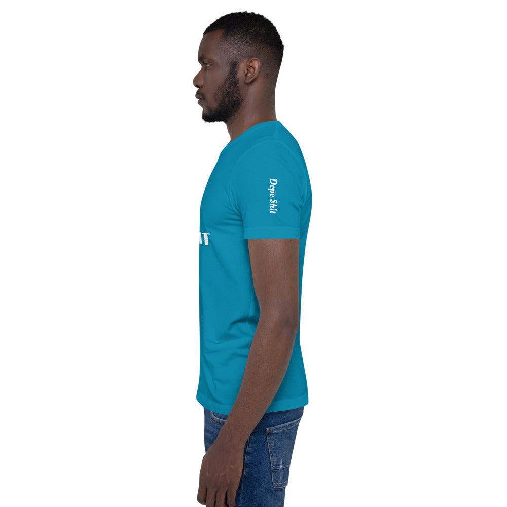 Short-Sleeve Unisex T-Shirt (Blue Peacock Edition)