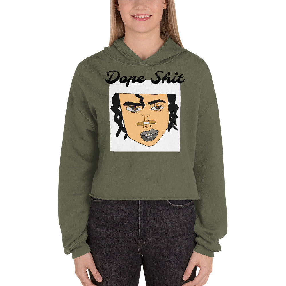 Crop Hoodie (Dope CHick/ Hispanic-Black hair edition)