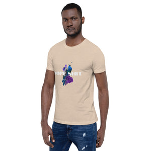 Short-Sleeve Unisex T-Shirt (Blue Peacock Edition)