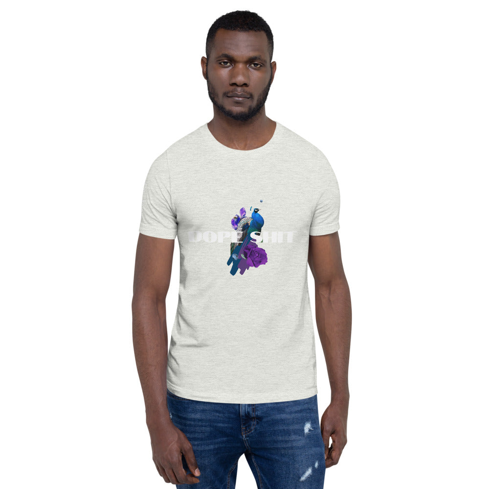 Short-Sleeve Unisex T-Shirt (Blue Peacock Edition)