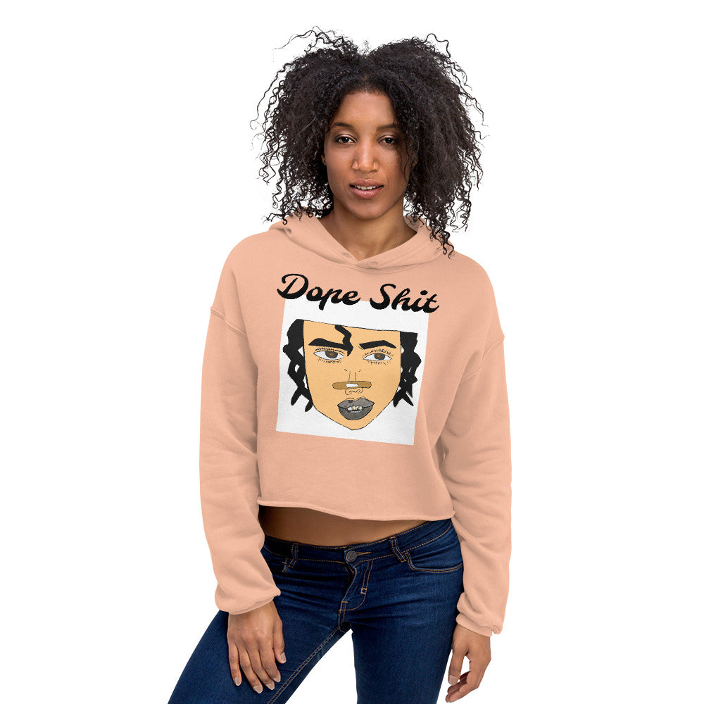 Crop Hoodie (Dope CHick/ Hispanic-Black hair edition)