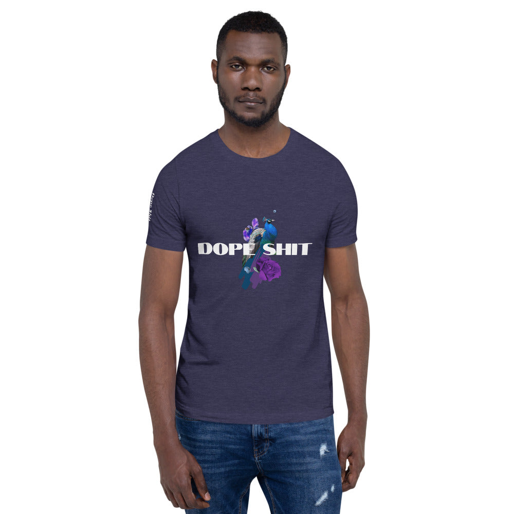 Short-Sleeve Unisex T-Shirt (Blue Peacock Edition)