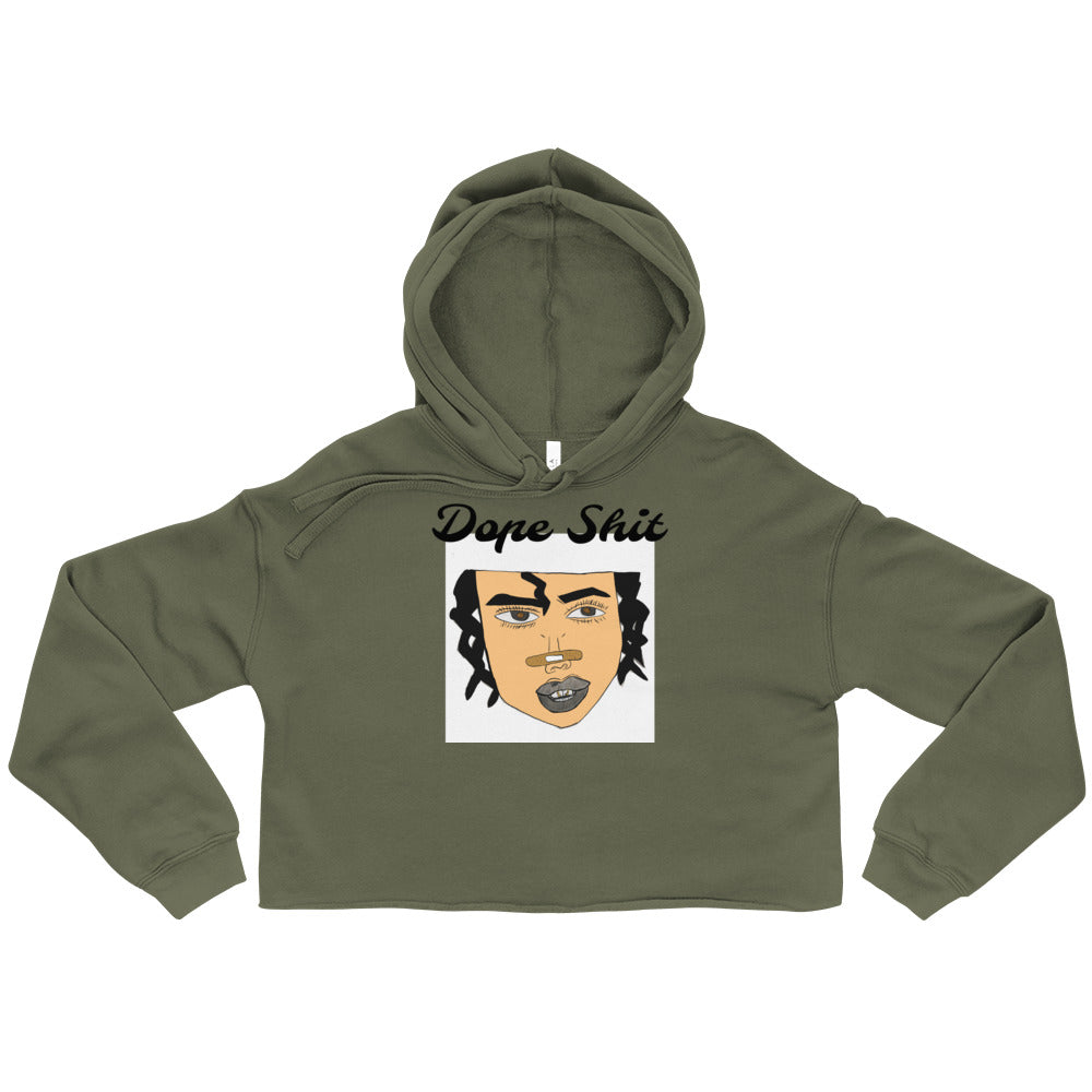 Crop Hoodie (Dope CHick/ Hispanic-Black hair edition)